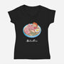 Noodle Swim-womens v-neck tee-vp021