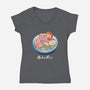 Noodle Swim-womens v-neck tee-vp021