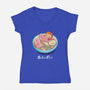 Noodle Swim-womens v-neck tee-vp021