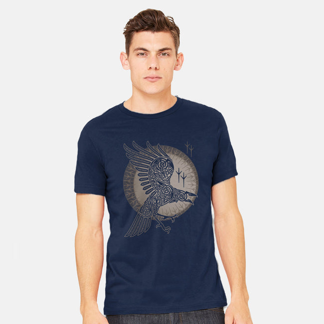 Norse Raven-mens heavyweight tee-RAIDHO