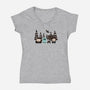 North Park-womens v-neck tee-ducfrench