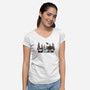 North Park-womens v-neck tee-ducfrench