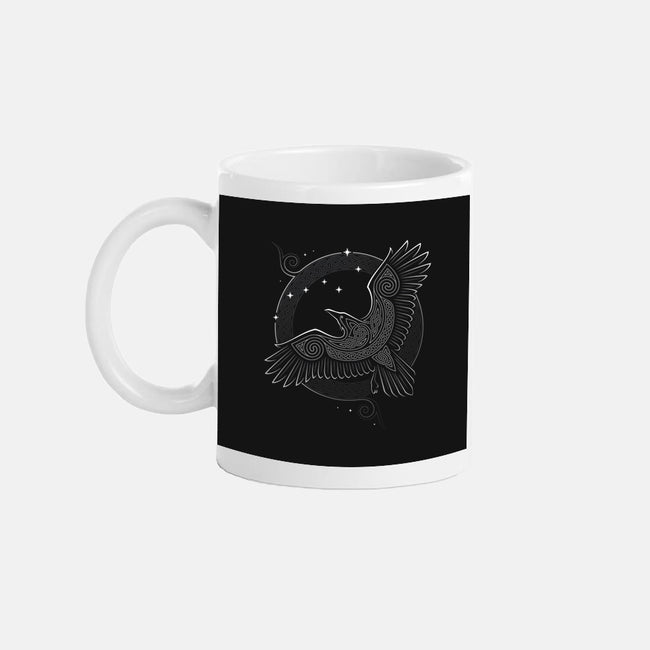Northern Raven-none glossy mug-RAIDHO