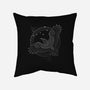 Northern Raven-none removable cover w insert throw pillow-RAIDHO
