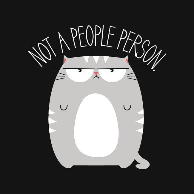 Not A People Person-none stretched canvas-PolySciGuy
