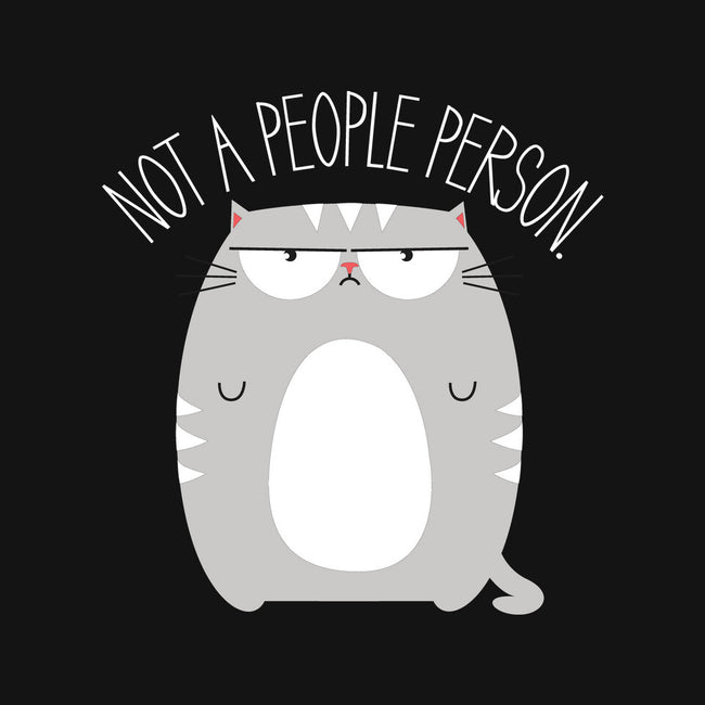 Not A People Person-cat bandana pet collar-PolySciGuy