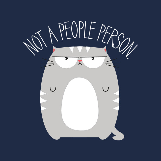 Not A People Person-cat bandana pet collar-PolySciGuy