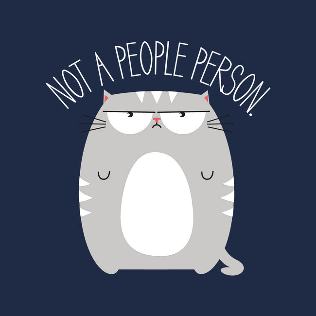 Not A People Person-none stretched canvas-PolySciGuy