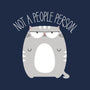 Not A People Person-none non-removable cover w insert throw pillow-PolySciGuy