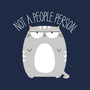 Not A People Person-none glossy sticker-PolySciGuy