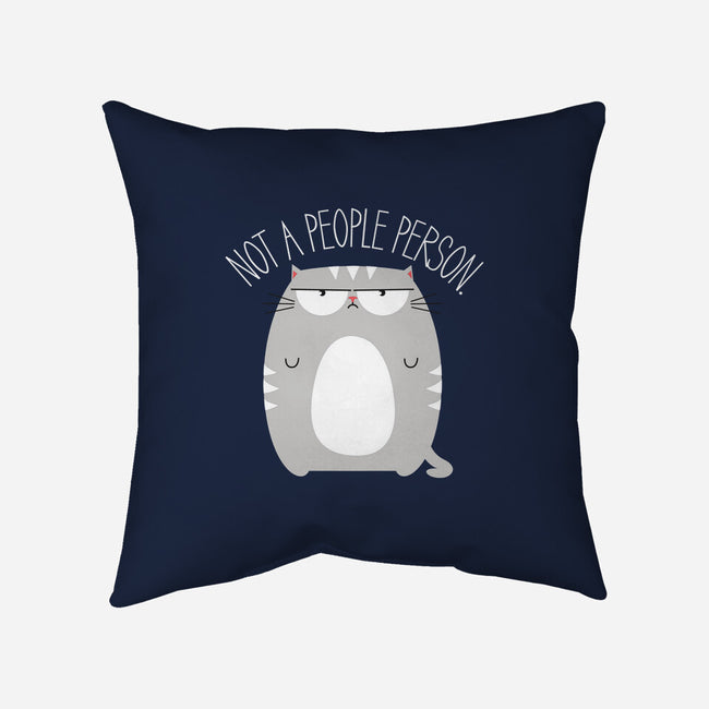 Not A People Person-none removable cover w insert throw pillow-PolySciGuy