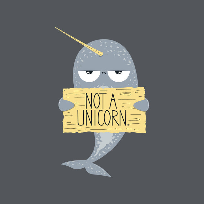 Not A Unicorn-none polyester shower curtain-PolySciGuy