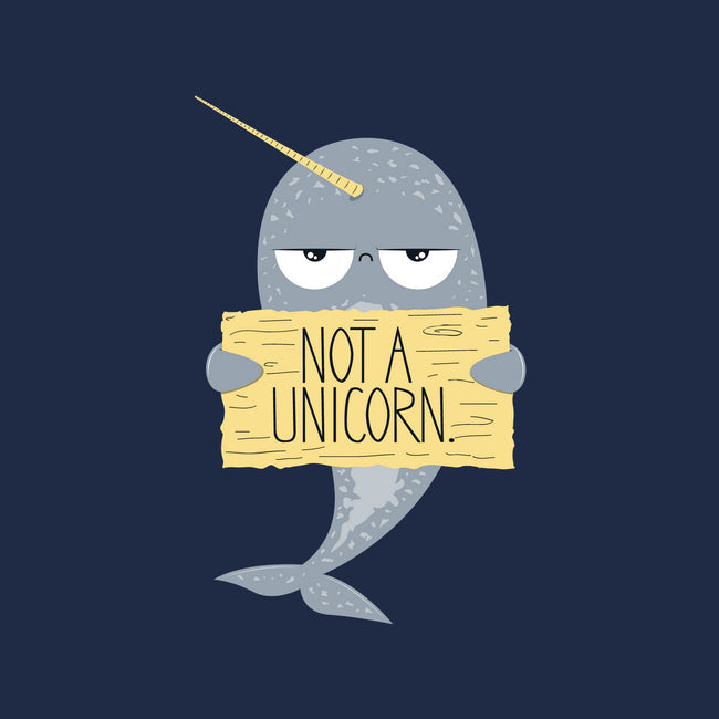 Not A Unicorn-none removable cover throw pillow-PolySciGuy