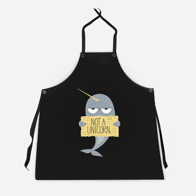 Not A Unicorn-unisex kitchen apron-PolySciGuy