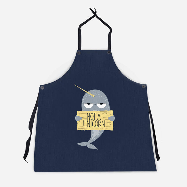 Not A Unicorn-unisex kitchen apron-PolySciGuy