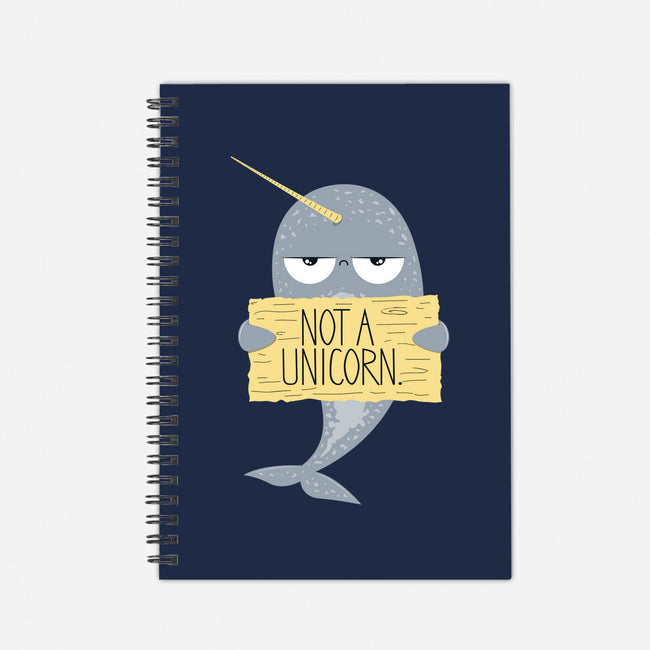Not A Unicorn-none dot grid notebook-PolySciGuy