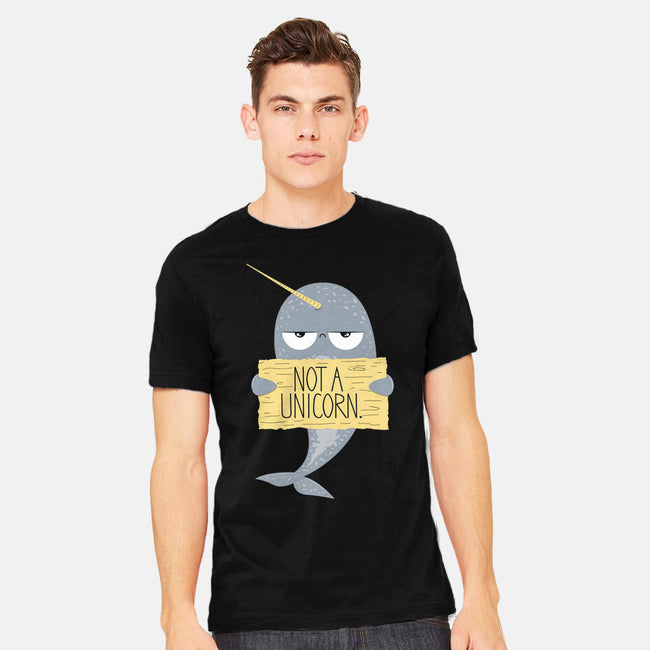Not A Unicorn-mens heavyweight tee-PolySciGuy