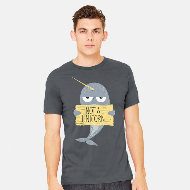 Not A Unicorn-mens heavyweight tee-PolySciGuy