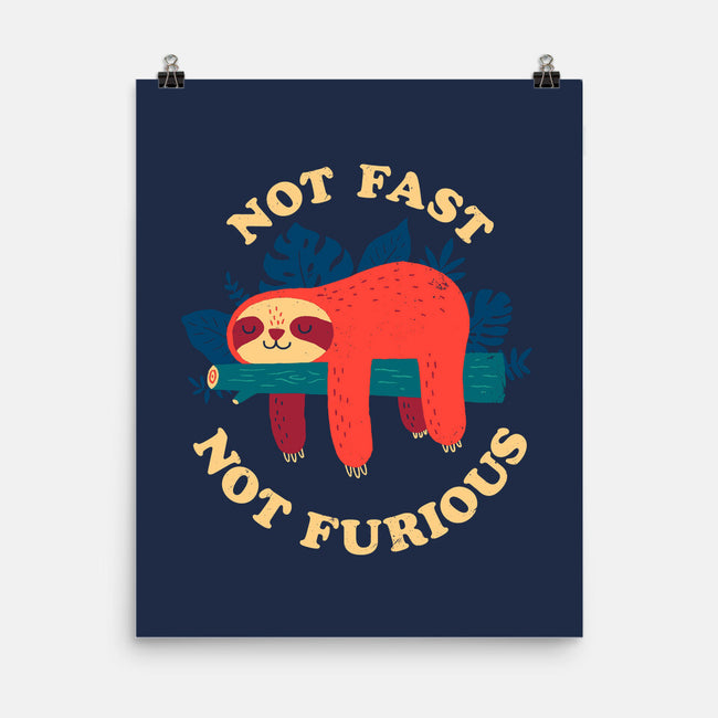 Not Fast, Not Furious-none matte poster-DinomIke