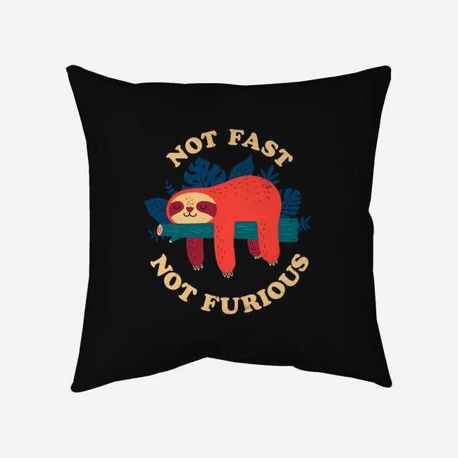 Not Fast, Not Furious-none removable cover throw pillow-DinomIke