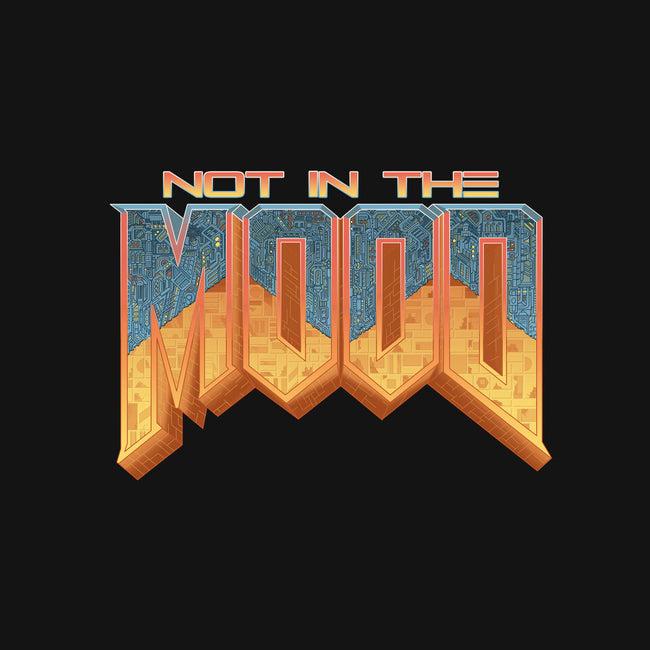 NOT IN THE MOOD-none polyester shower curtain-Skullpy