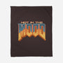 NOT IN THE MOOD-none fleece blanket-Skullpy