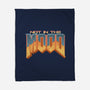 NOT IN THE MOOD-none fleece blanket-Skullpy