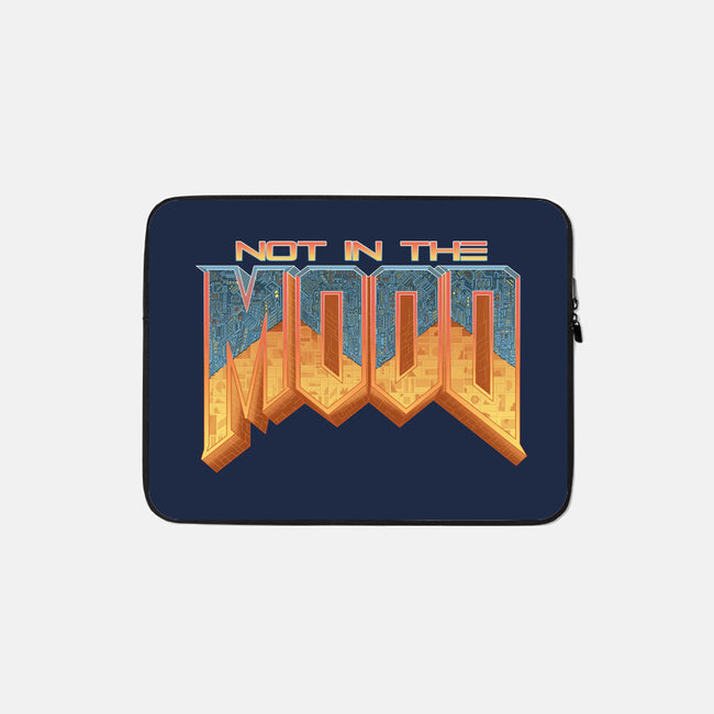 NOT IN THE MOOD-none zippered laptop sleeve-Skullpy