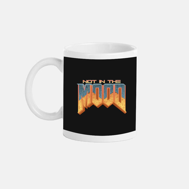 NOT IN THE MOOD-none glossy mug-Skullpy