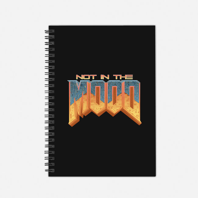 NOT IN THE MOOD-none dot grid notebook-Skullpy