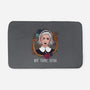 Not Today, Satan-none memory foam bath mat-ursulalopez