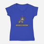 Nothing is Awesome-womens v-neck tee-griftgfx