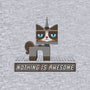 Nothing is Awesome-cat basic pet tank-griftgfx
