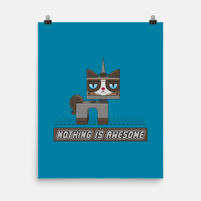 Nothing is Awesome-none matte poster-griftgfx