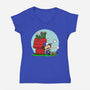 Nougats-womens v-neck tee-zerobriant