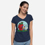 Nougats-womens v-neck tee-zerobriant
