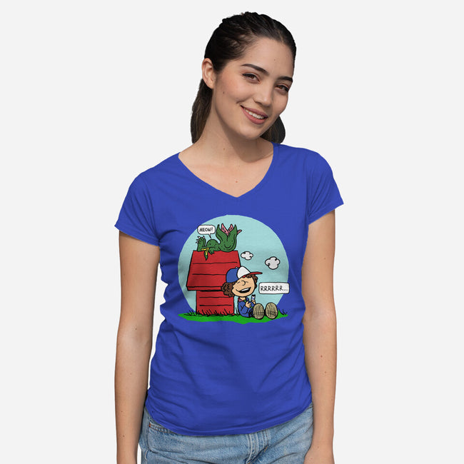 Nougats-womens v-neck tee-zerobriant