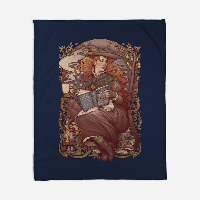 Nouveau Folk Witch-none fleece blanket-MedusaD