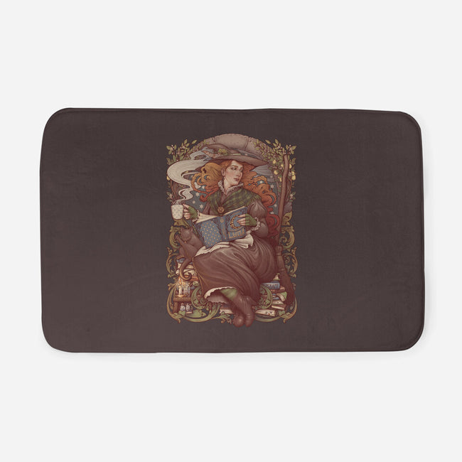 Nouveau Folk Witch-none memory foam bath mat-MedusaD