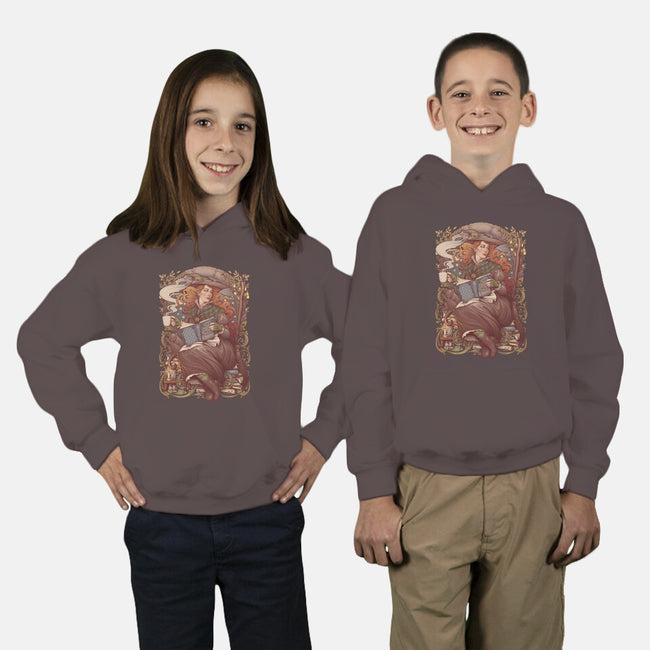 Nouveau Folk Witch-youth pullover sweatshirt-MedusaD