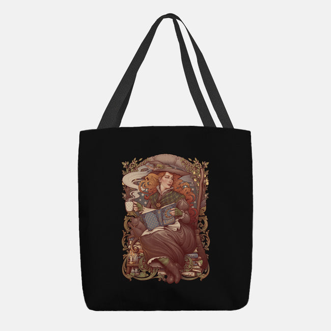 Nouveau Folk Witch-none basic tote-MedusaD