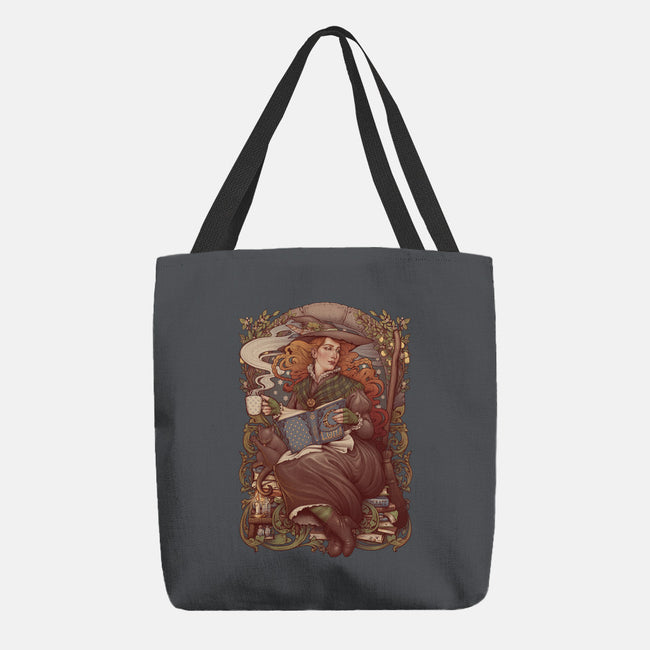 Nouveau Folk Witch-none basic tote-MedusaD