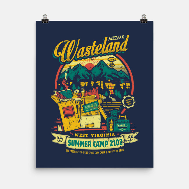 Nuclear Summer Camp-none matte poster-Olipop