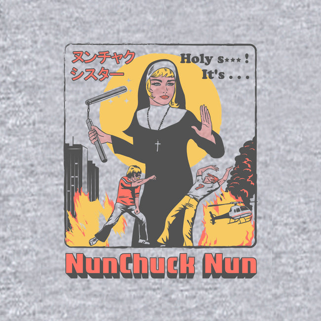Nunchuck Nun-womens racerback tank-gloopz