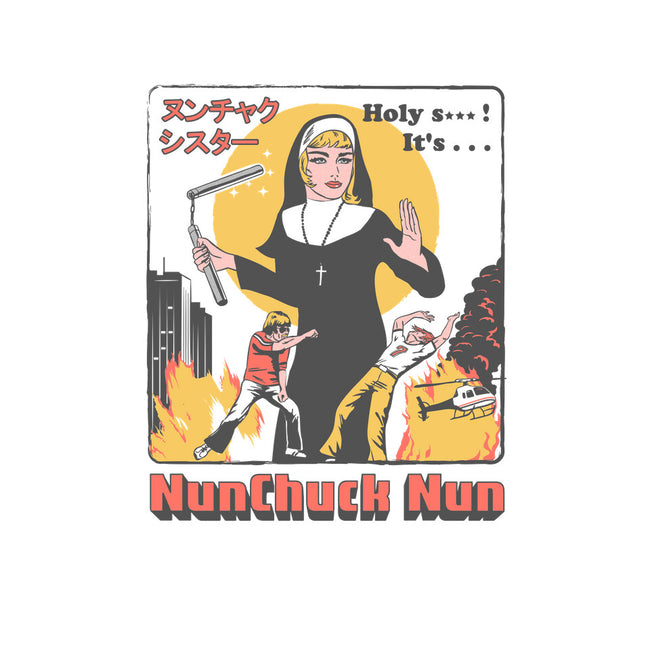 Nunchuck Nun-womens fitted tee-gloopz