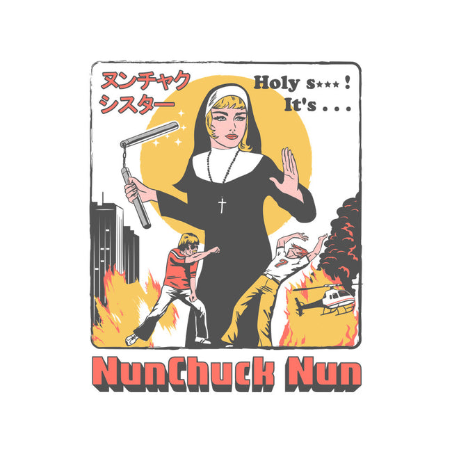 Nunchuck Nun-womens racerback tank-gloopz