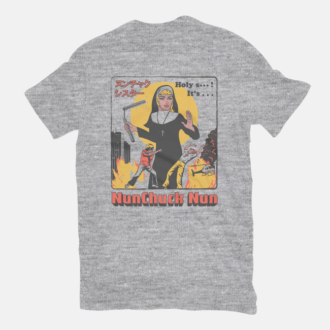 Nunchuck Nun-mens heavyweight tee-gloopz