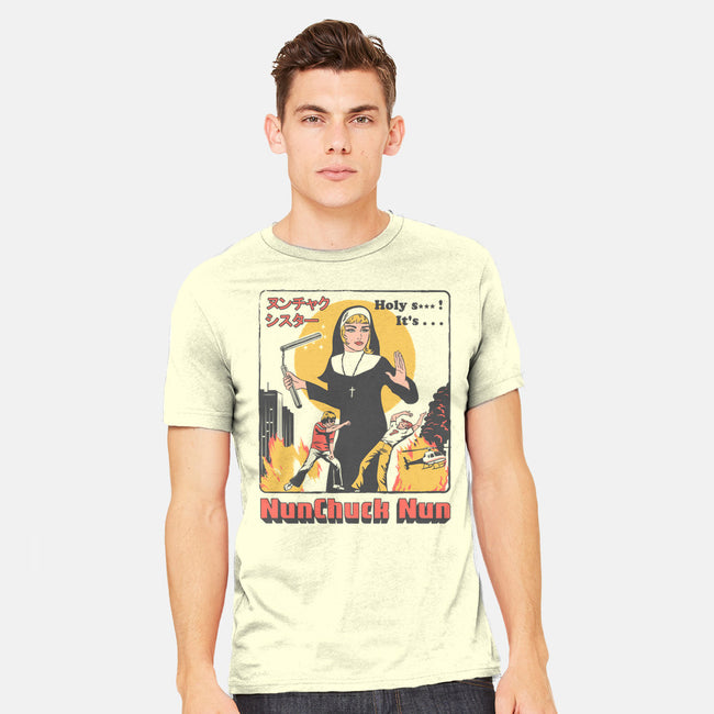 Nunchuck Nun-mens heavyweight tee-gloopz