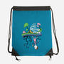 M. B. Brown-none drawstring bag-DJKopet