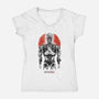 Machine Ink-womens v-neck tee-Andriu